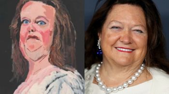 A magnata da mineração Gina Rinehart não teria gostado de obra do artista indígena Vincent Namatjira