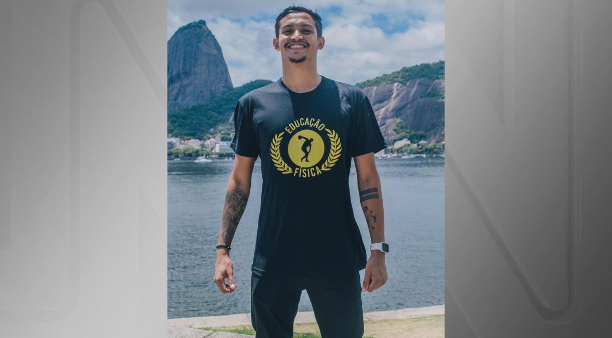 O personal trainer Luis Felipe Alves, morto após ser baleado no Rio de Janeiro
