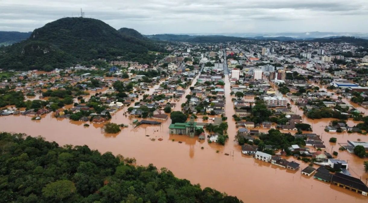 Chuvas que atingem o Rio Grande do Sul deixaram o município de Montenegro em estado de calamidade