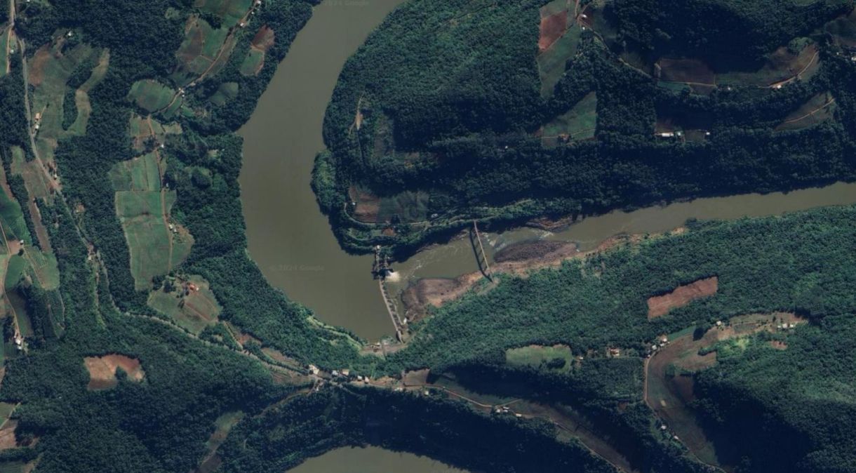 Barragem da Usina Hidrelétrica 14 de Julho se rompeu parcialmente