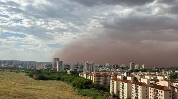 Defesa Civil de Ribeirão Preto informou que não foi registrada nenhuma ocorrência decorrente da tempestade de poeira