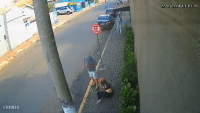 Vídeo: mulher é atacada com substância ácida em cidade do Paraná