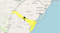 Novo alerta no RS: previsão de chuva com vento e granizo para o extremo sul do estado