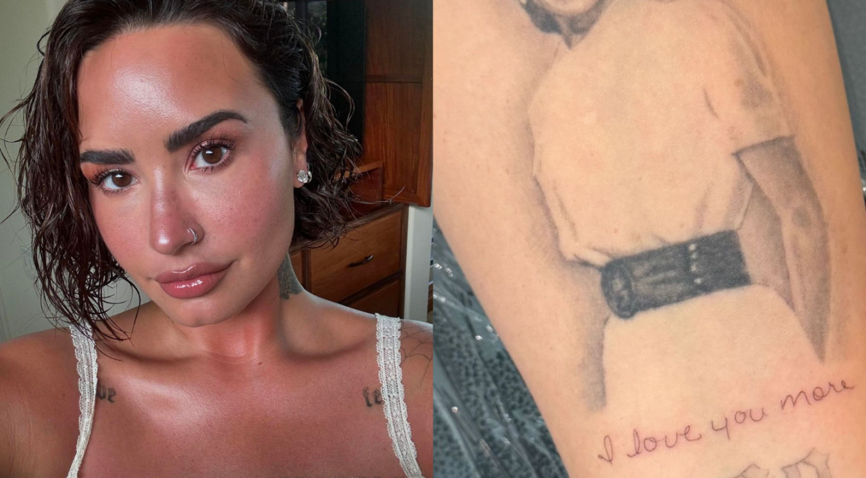 Demi Lovato fez tatuagem em homenagem a sua mãe
