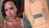 Demi Lovato faz tatuagem em homenagem a sua mãe; veja