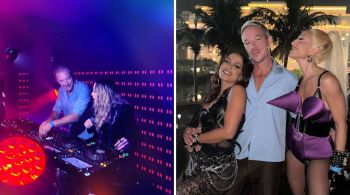 DJ foi responsável por abrir a apresentação da cantora em Copacabana no sábado (4)