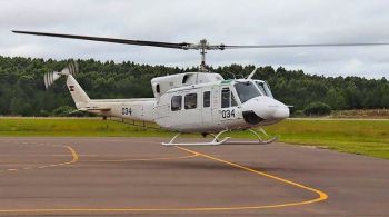 Nota oficial do governo brasileiro diz que o helicóptero emprestado pelo país vizinho e amigo está em operação no estado e que o aparelho é “de grande valia para” o auxílio dos socorristas.