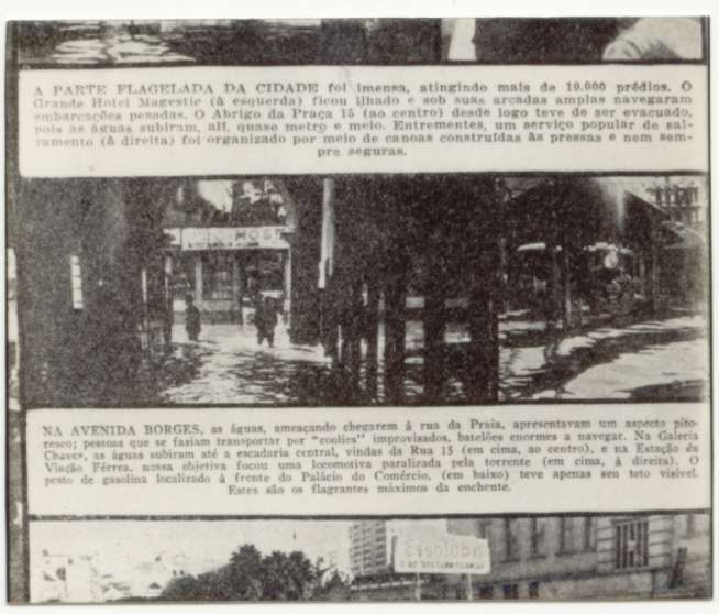 Reportagem da época sobre a enchente de 1941 em Porto Alegre (RS)