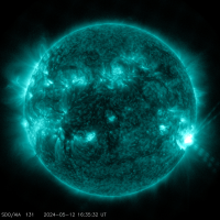 Nasa captura nova explosão solar neste domingo (12); veja foto