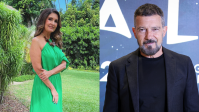 Fátima Bernardes aceita desafio de dançar com Antonio Banderas: "Maravilhoso"