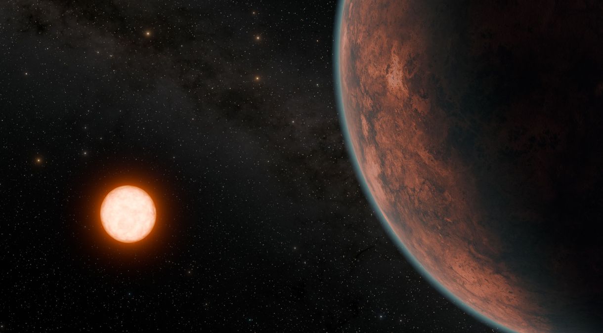 Gliese 12b orbita uma estrela anã vermelha fria localizada a apenas 40 anos-luz de distância