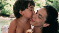 Gabi Brandt mostra filho de 3 anos falando árabe e conta que ele tem um QI raro