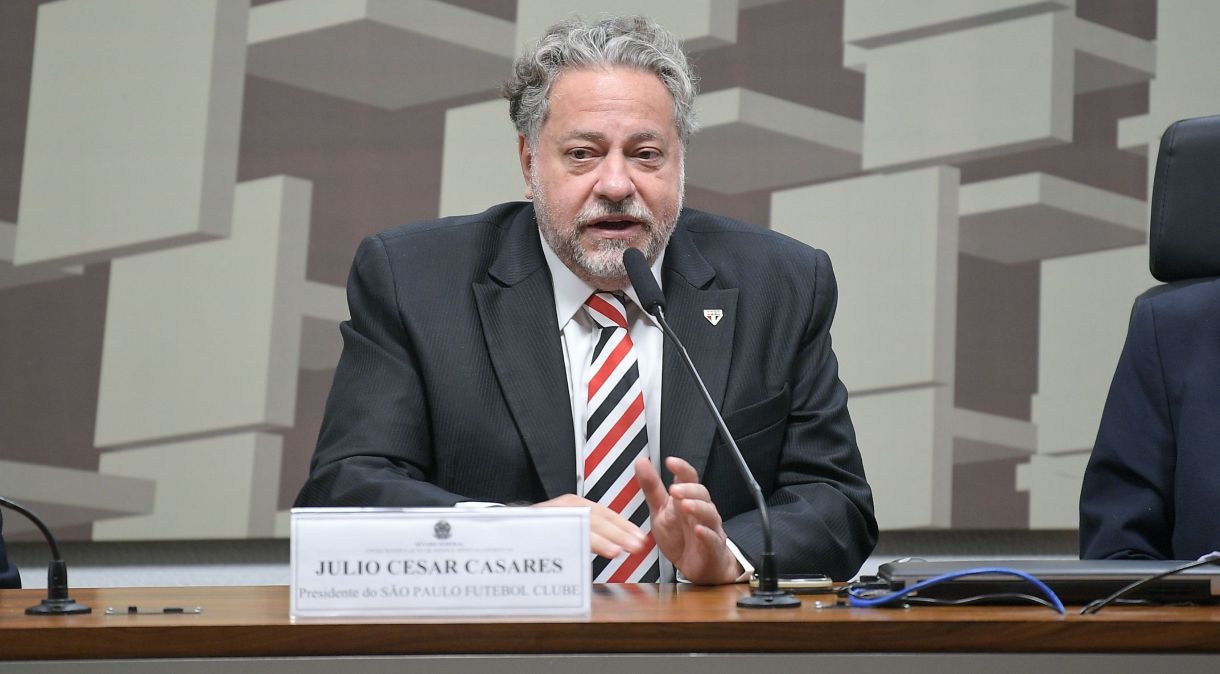 Presidente do São Paulo falou na condição de testemunha a convite do presidente da CPI, senador Jorge Kajuru (PSB-GO)