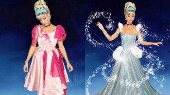 Cantora se fantasiou de princesa durante a "Disney Night", em que os cinco finalistas do programa entoaram clássicos do estúdio
