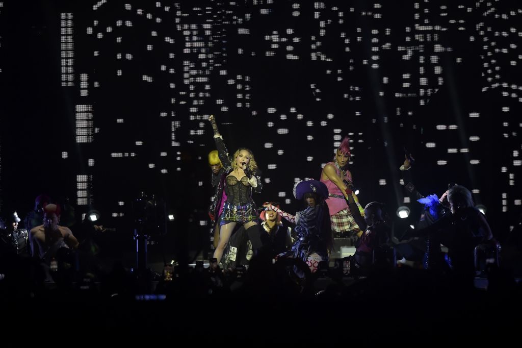 Show de Madonna nas areias de Copacabana