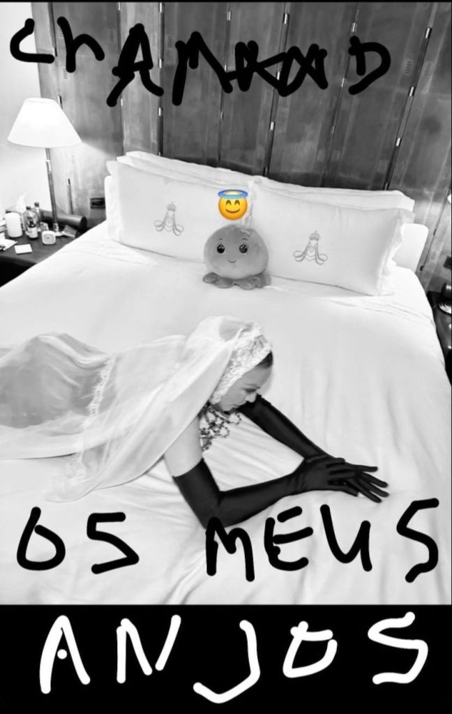 Madonna posta foto com legenda em português