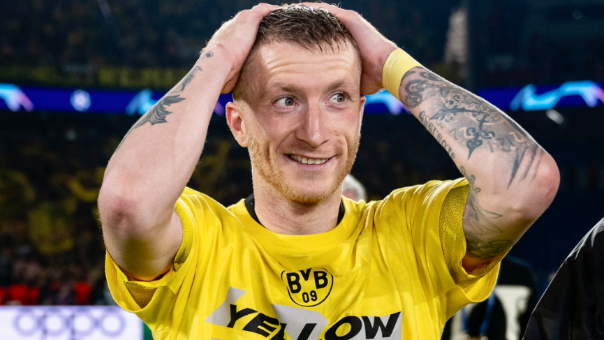 Marco Reus comemora classificação do Borussia Dortmund