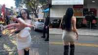 Noah Cyrus, irmã de Miley, passeia por SP antes de se apresentar no C6 Fest