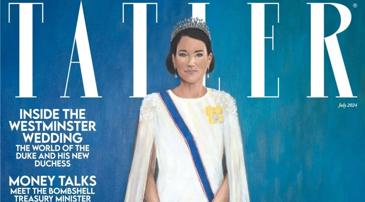 O retrato da Princesa de Gales aparece na capa da edição de julho da revista Tatler.
