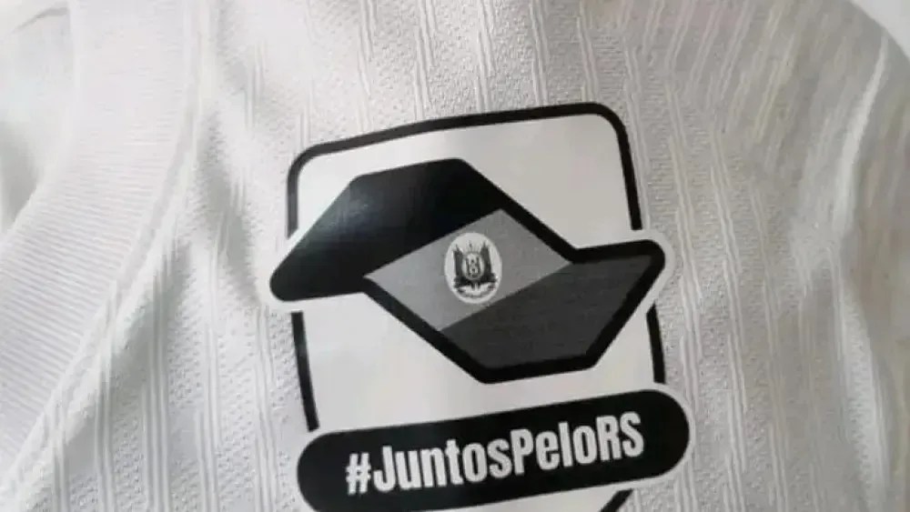 Patch do Rio Grande do Sul utilizado na camisa do Corinthians