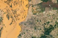 Chuvas no RS: Nasa divulga imagens de satélite que mostram dimensão da tragédia; veja antes e depois