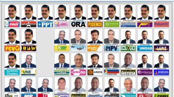 Imagens representam número de organizações políticas que apoiam a candidatura
