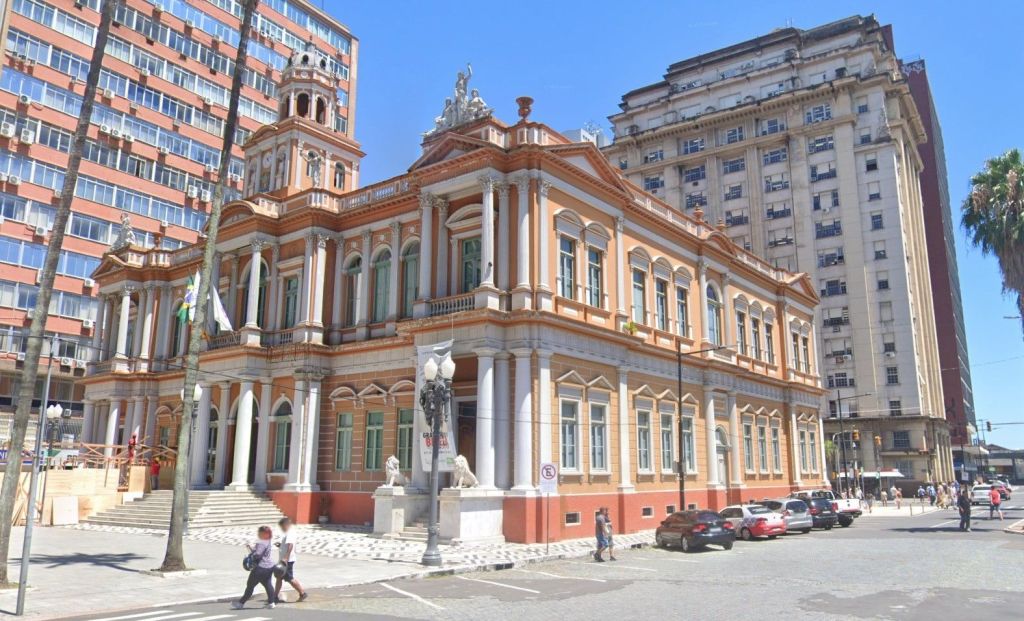 Paço Municipal de Porto Alegre antes da enchente