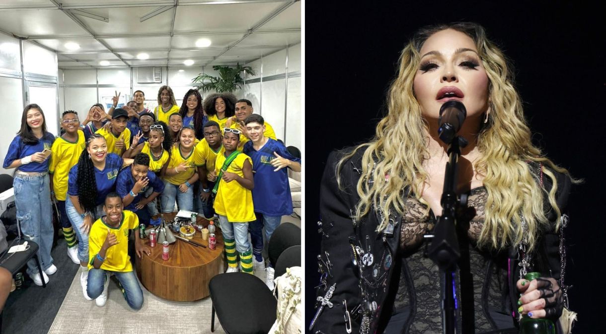 Grupo participou do show de encerramento da "The Celebration Tour"