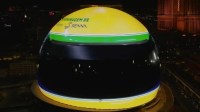 Ayrton Senna ganha homenagem em ponto turístico de Las Vegas