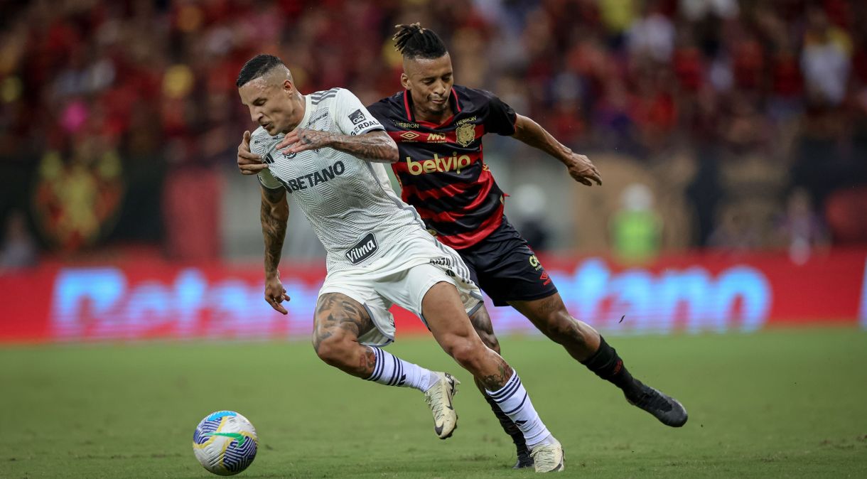 Lance de Sport x Atlético-MG pela 3ª fase da Copa do Brasil