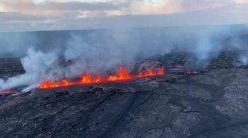 Serviço Geológico dos Estados Unidos disse que não há ameaças de lava para as comunidades próximas