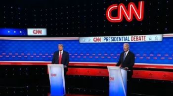  Primeiro debate presidencial dos EUA da CNN começou