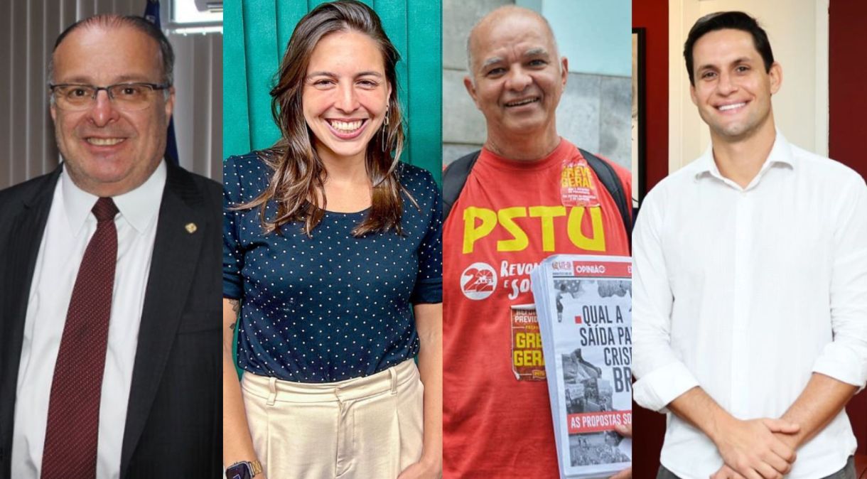 Paulinho Freire, Natália Benevides, Nando Poeta e Rafael Motta são pré-candidatos a prefeito em Natal