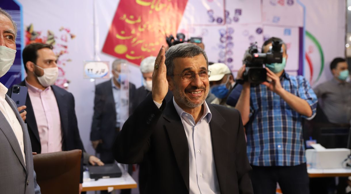 Ex-presidente do Irã, Mahmoud Ahmadinejad