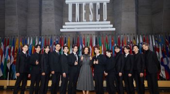 O grupo de k-pop com 13 membros retornará à sede da UNESCO, em Paris, no dia 26 de junho para a cerimônia oficial