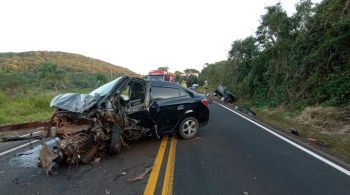 Colisão ocorreu na Rodovia SC-480 e também deixou 3 pessoas feridas