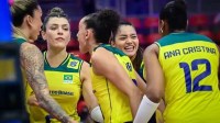 Vôlei feminino: Brasil bate Tailândia e vai à semifinal da Liga das Nações