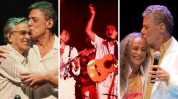 Caetano Veloso, Gilberto Gil, Maria Bethânia, Milton Nascimento e outros artistas compartilharam registros ao lado do aniversariante