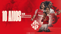 Morte de Fernandão, ídolo do Internacional, completa 10 anos