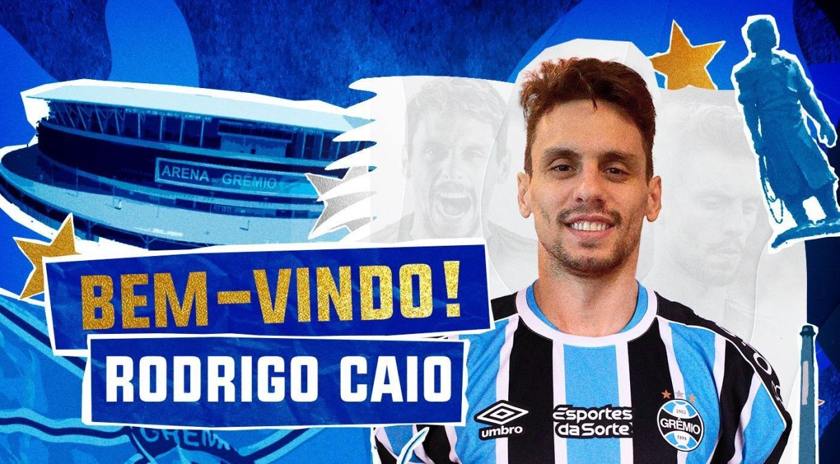 Rodrigo Caio foi anunciado pelo Gr~emio