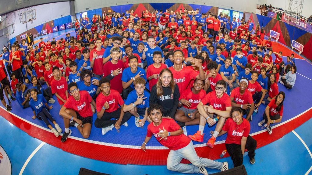 Jr. NBA Day reuniu 900 crianças da rede pública de ensino de São Paulo