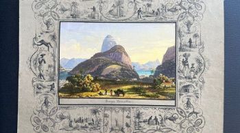 Obra com paisagens brasileiras foi furtada há 18 anos da biblioteca Mário de Andrade, em São Paulo