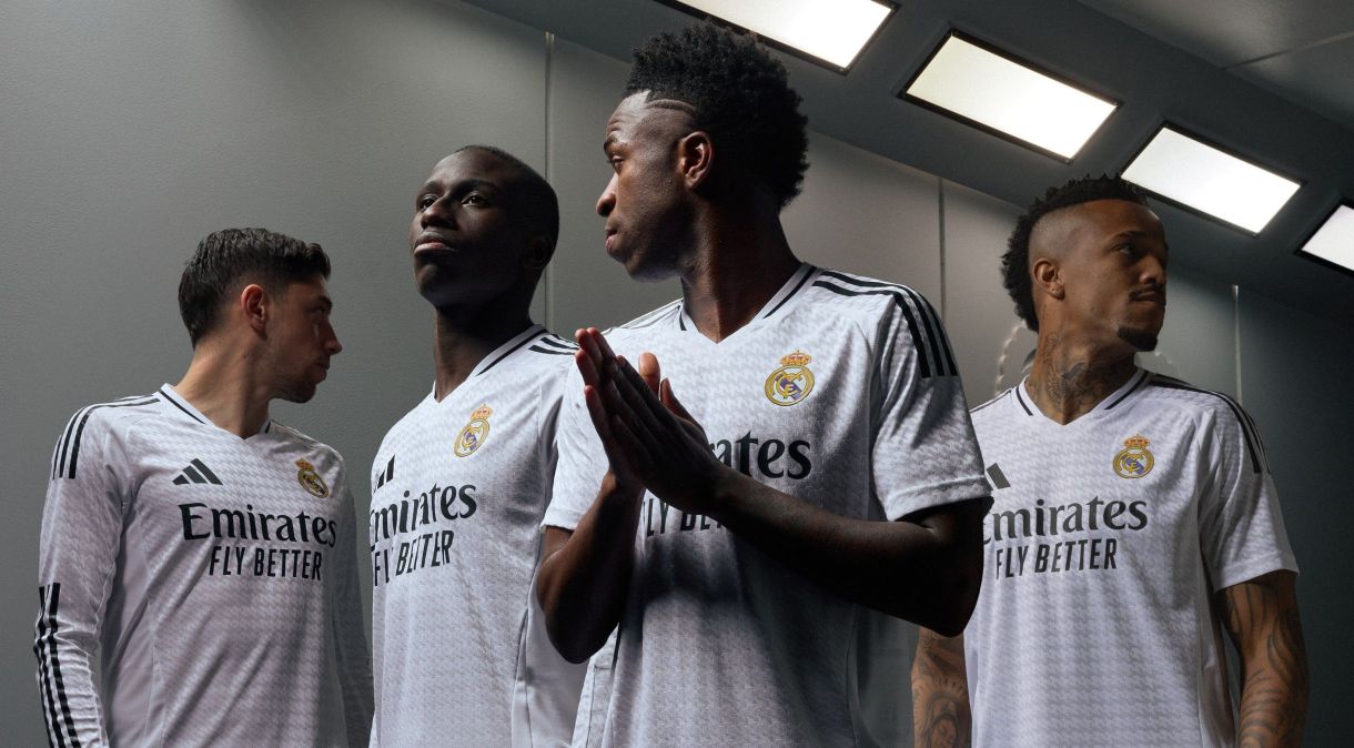 Real Madrid divulgou o novo uniforme para a temporada 2024/2025