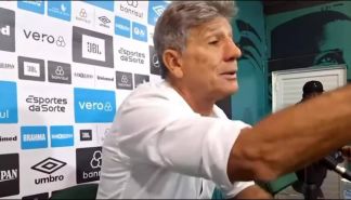 Renato critica jornalistas após derrota do Grêmio: "Não discuta futebol comigo"