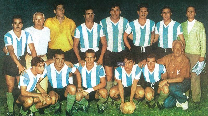 Seleção da Argentina venceu a Copa América em 1957