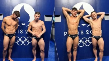 Um dos atletas que compartilha fotos seminuas para arrecadar dinheiro é Jack Laugher, da equipe de saltos ornamentais do Reino Unido; ele foi campeão na Rio-2016