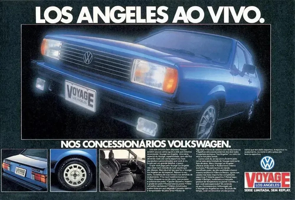 Volkswagen Voyage Los Angeles 1984 não fez sucesso na época, mas hoje é item de colecionador