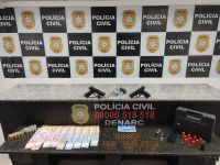 Polícia Civil deflagra operação contra irmãos suspeitos de traficar armas no RS