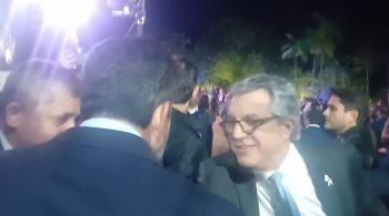 Elmar Nascimento é candidato à presidência da Câmara; evento reuniu integrantes do governo, da oposição e do centrão