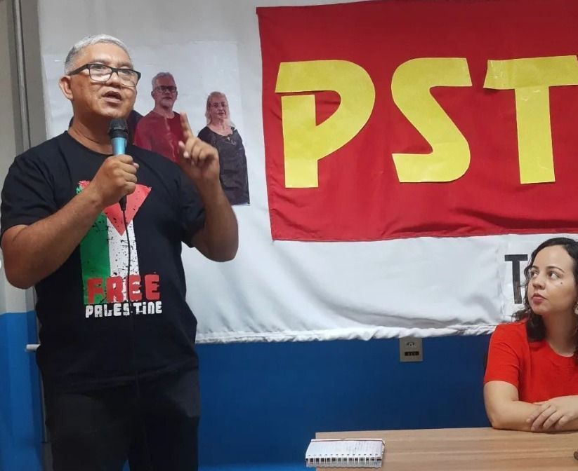 O Candidato a prefeito de Manaus Gilberto Vasconcelos (PSTU)